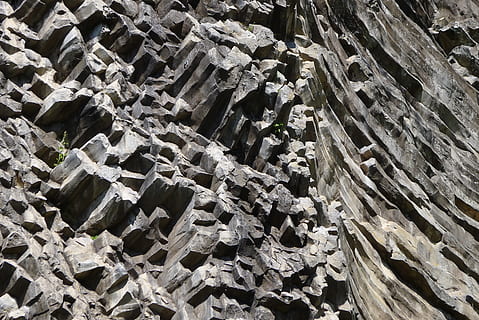stone, rock, wall, basalt, panama, texture, nature, day, backgrounds HD wallpaper