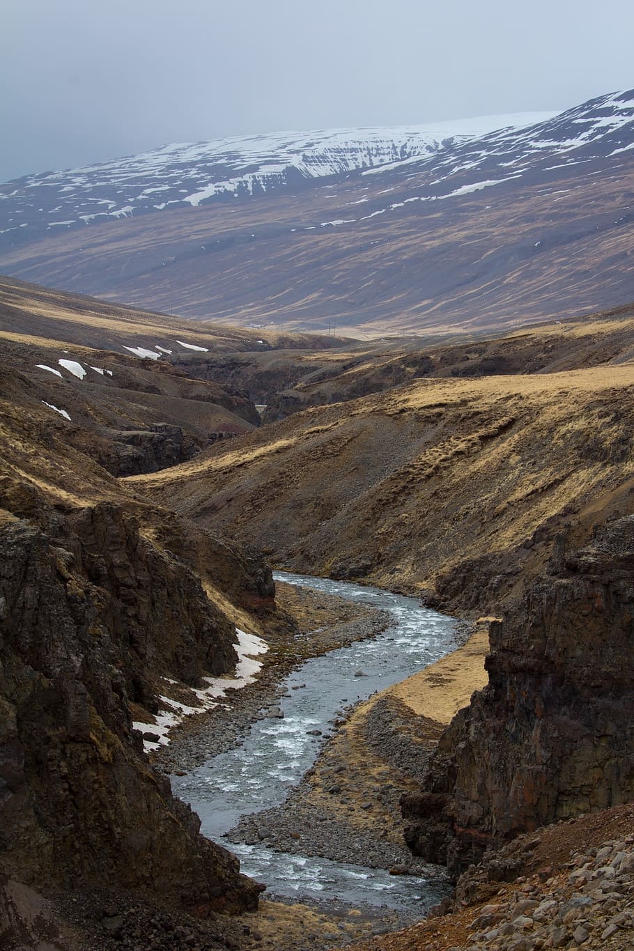 stream, water, river, clean, flow, nature, fresh, mountain HD wallpaper