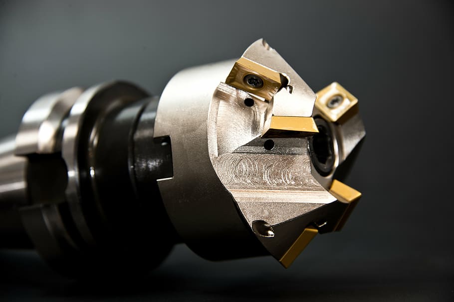 shallow focus photography of silver power tool, drill, milling HD wallpaper