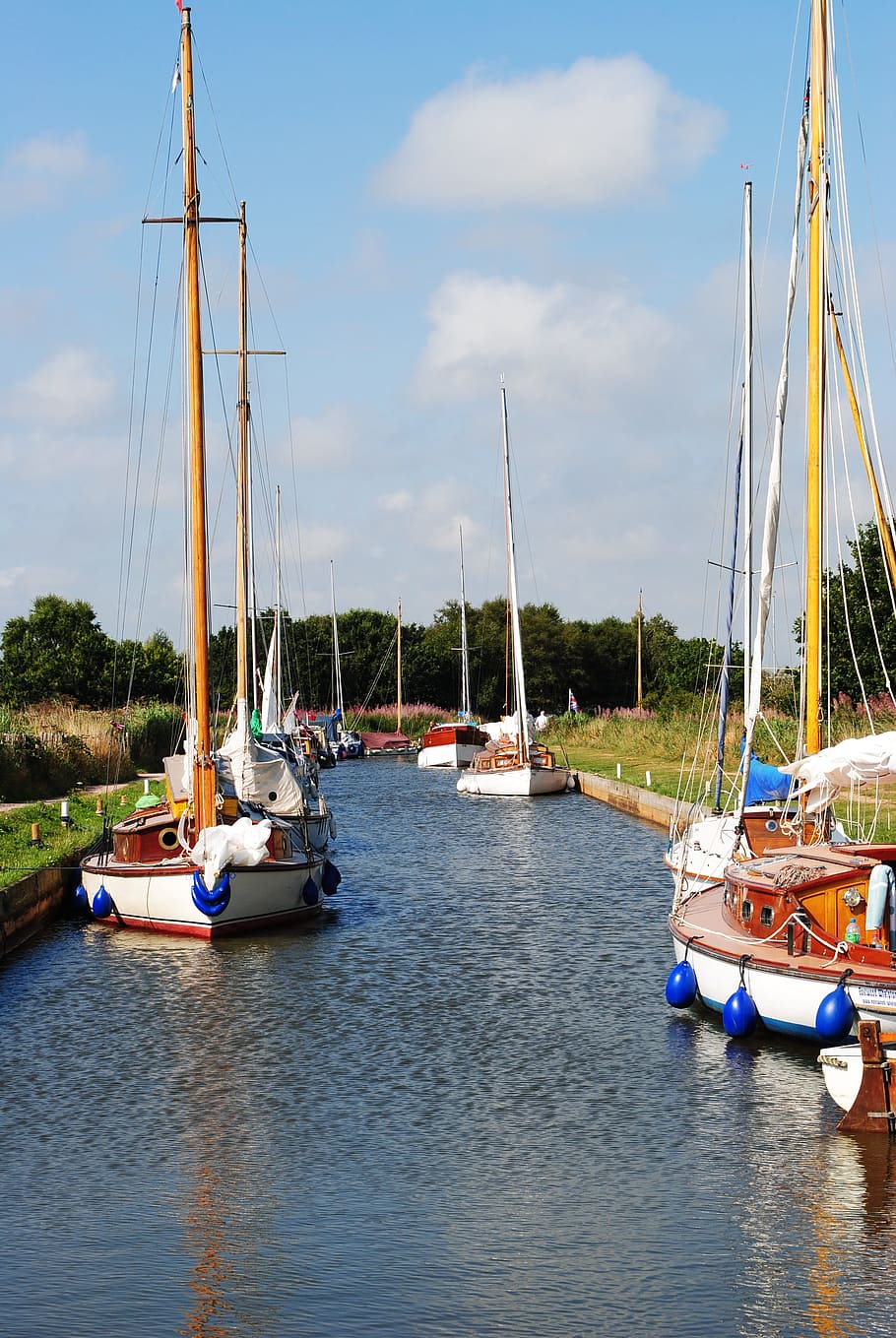 horsey, wind, pump, norfolk, broads, water, boats, sailing HD wallpaper