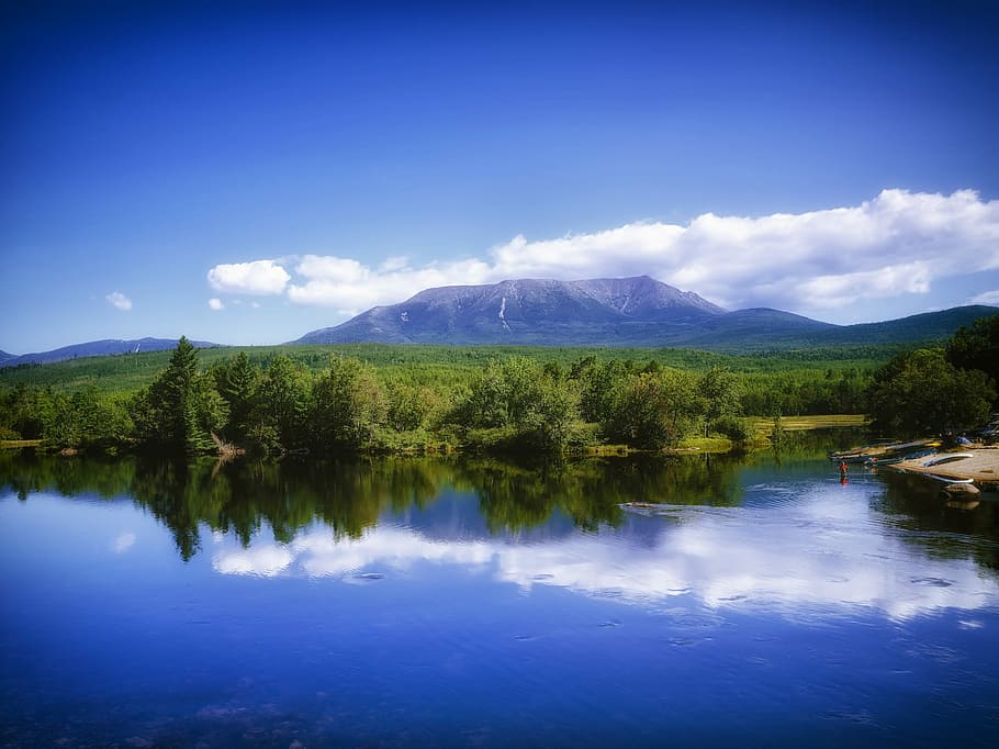 Lake me. Гора Катахдин штат Мэн. Катадин гора. Маунт Катадин. Озеро Мэн.