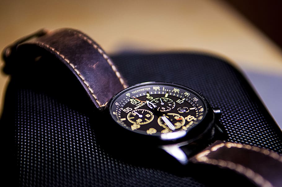accessory, close-up, dark, elegant, fashion, fashionable, leather HD wallpaper