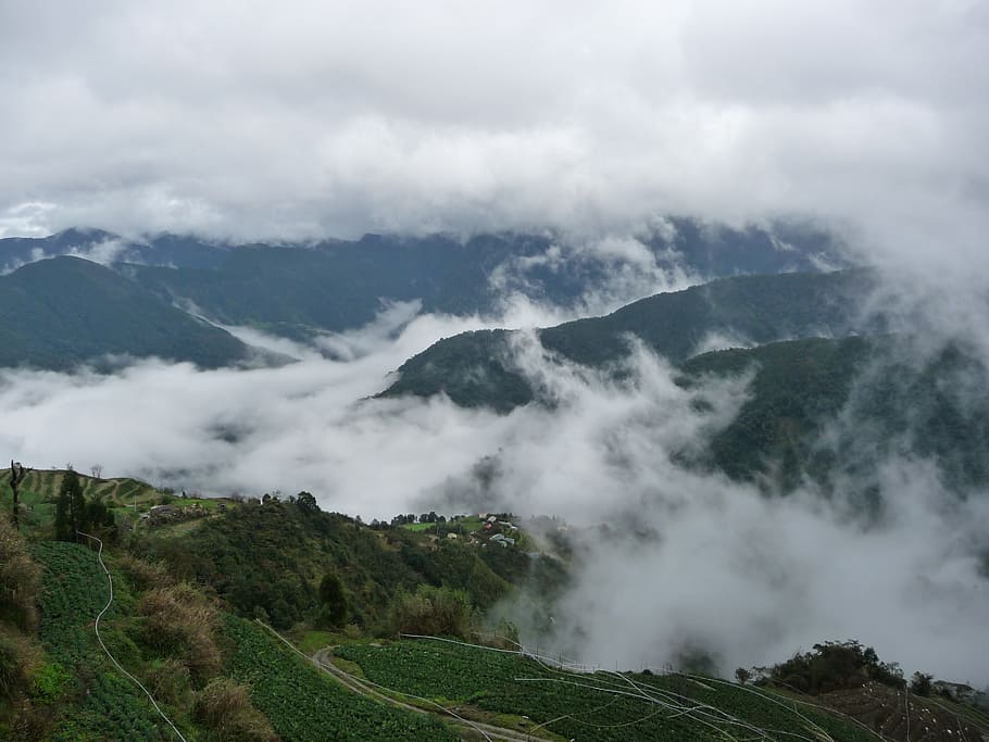 taiwan, guanwushan, clouds, cloud - sky, beauty in nature, scenics - nature HD wallpaper