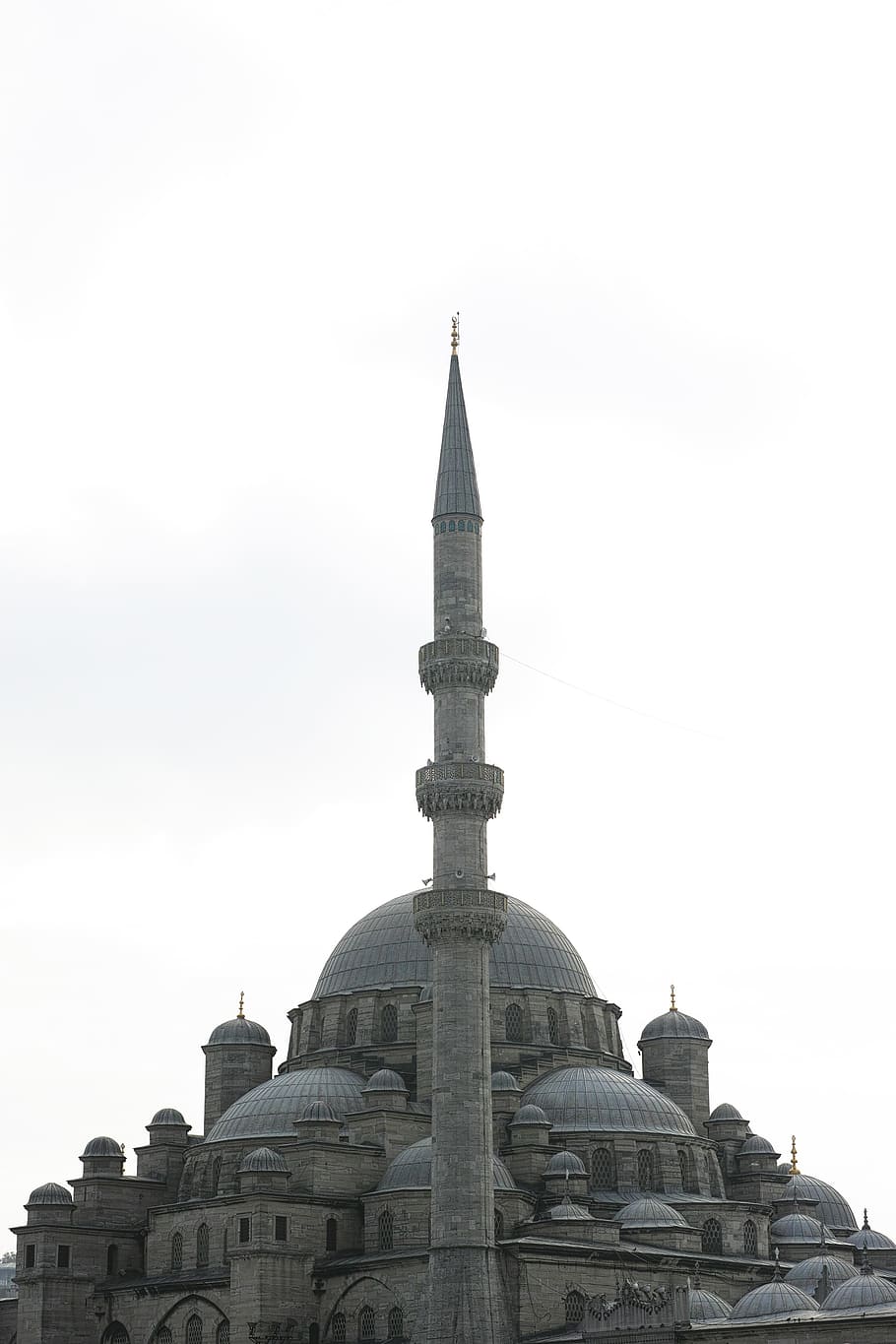 cami, minaret, dome, istanbul, turkey, architecture, religion, HD wallpaper
