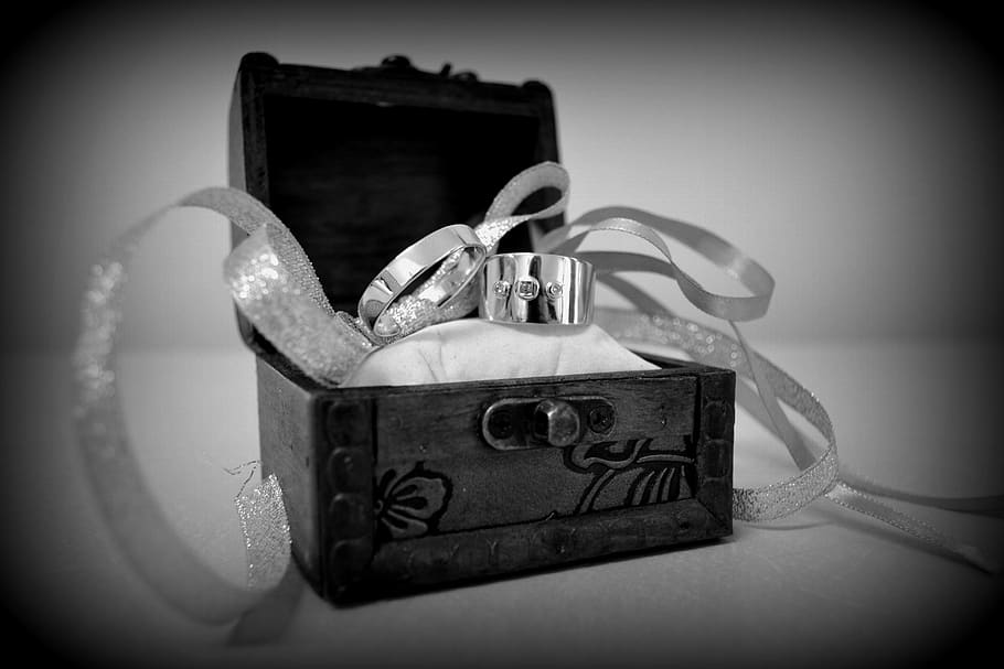 wedding, eternity, marriage, romance, vignette, box, container HD wallpaper