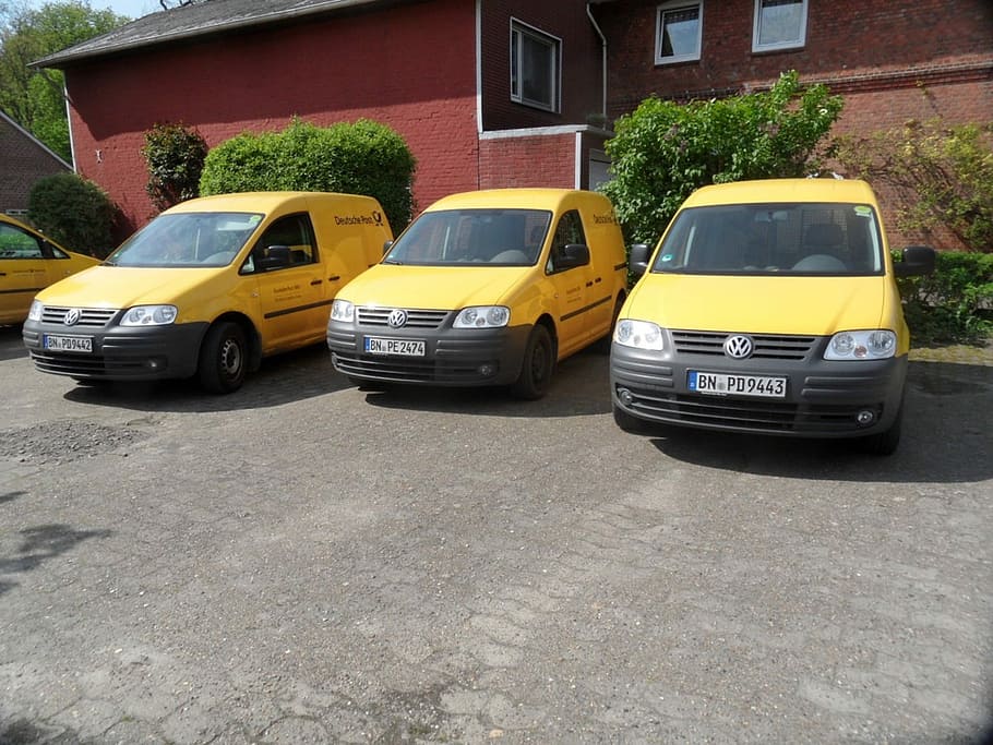 Auto, Post, Package, Service, package service, taxi, yellow taxi HD wallpaper