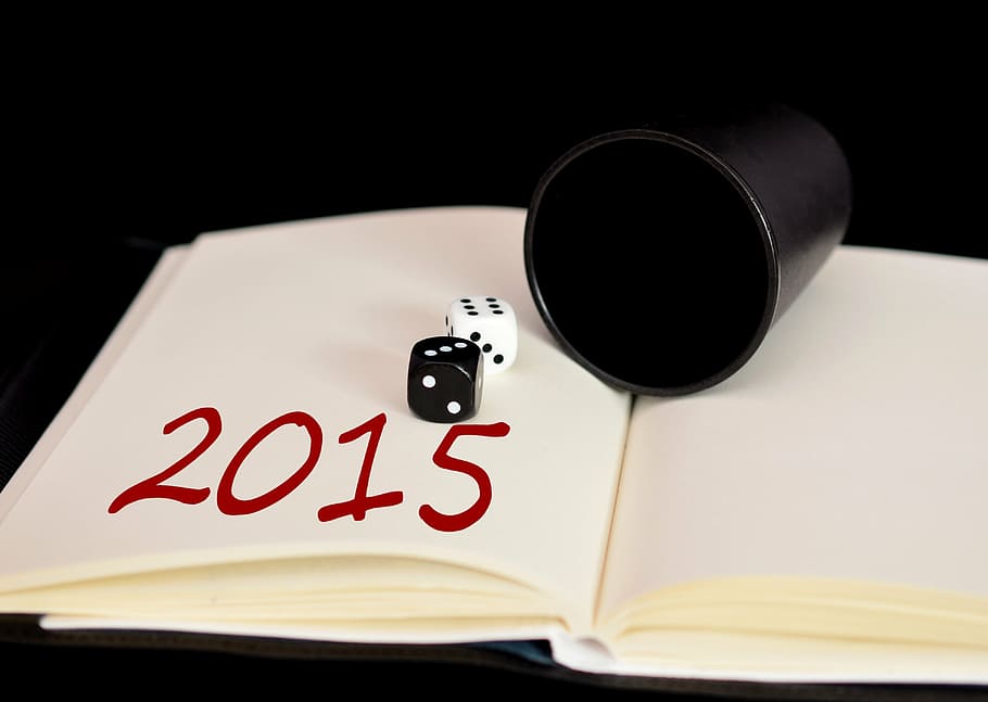 year, luck, forward, roll the dice, 2015, forecast, time, cube HD wallpaper