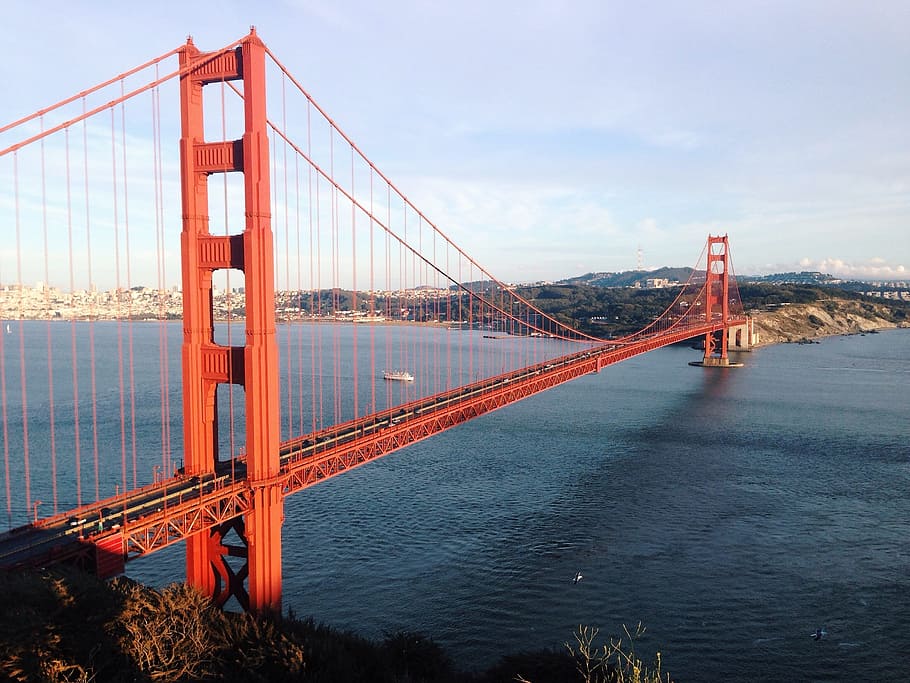 architecture, building, infrastructure, sky, clouds, bridge HD wallpaper