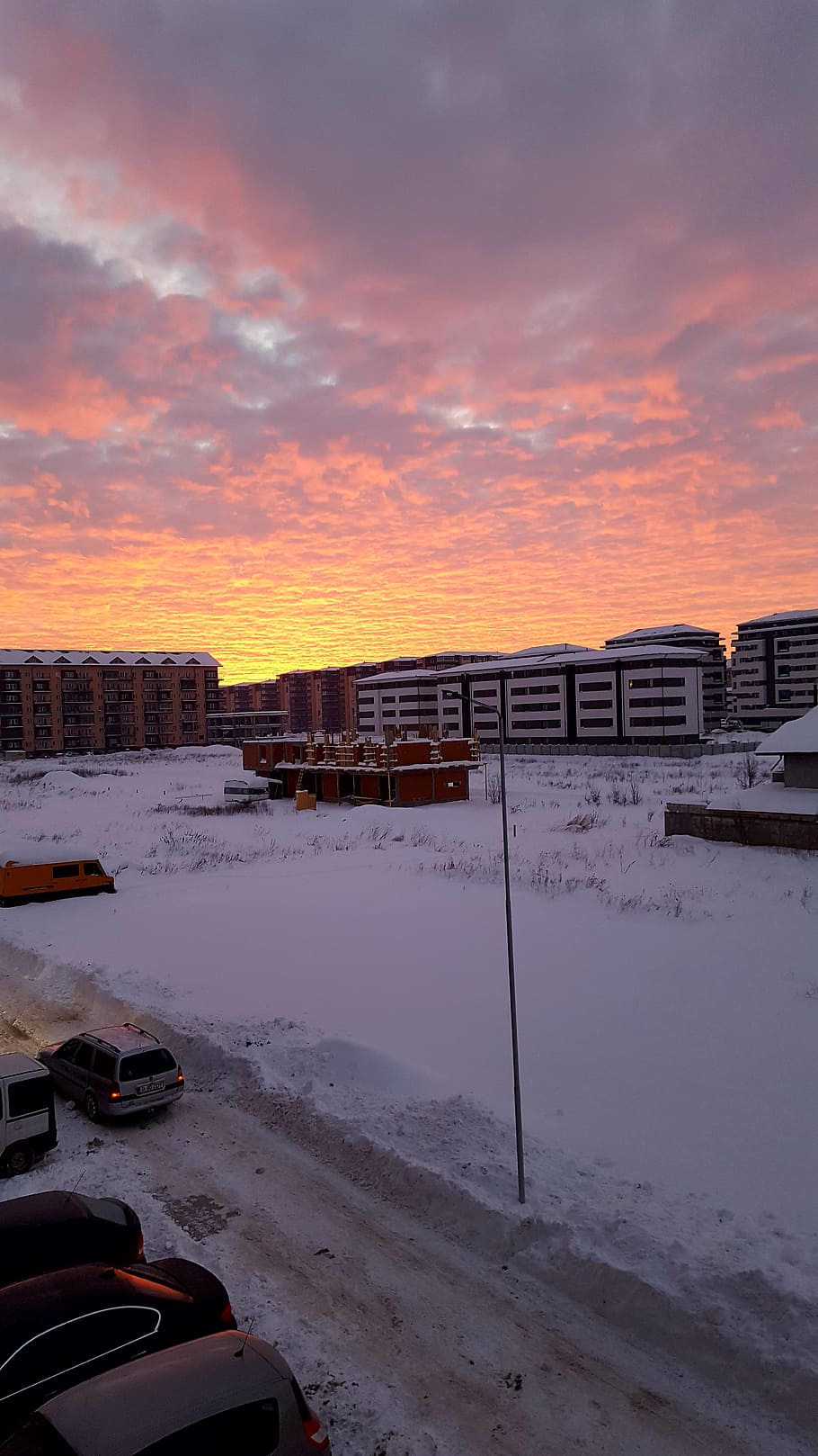winter, bucharest, without editing, sky, cold temperature, snow HD wallpaper