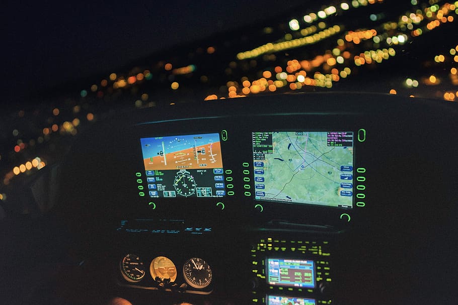 turned-on black clutch instrument panel, controls, cockpit HD wallpaper