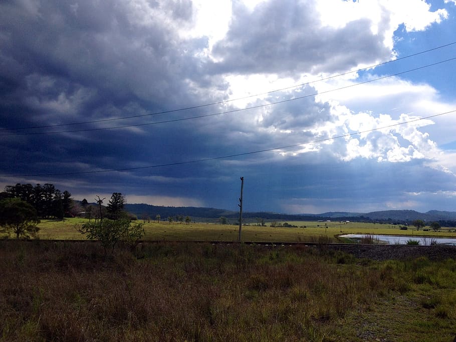 Weather Forecast, Cloudy, Clouds, sky, outdoors, tranquil, meteorology HD wallpaper
