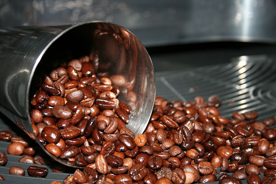 coffee, beans, raw, natural, beverage, roast, dark, texture HD wallpaper