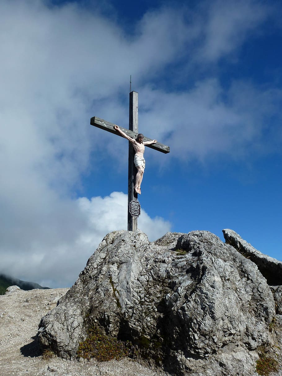 Cross, Mountain, Mountain, Summit, Nature, Sky, christianity HD wallpaper