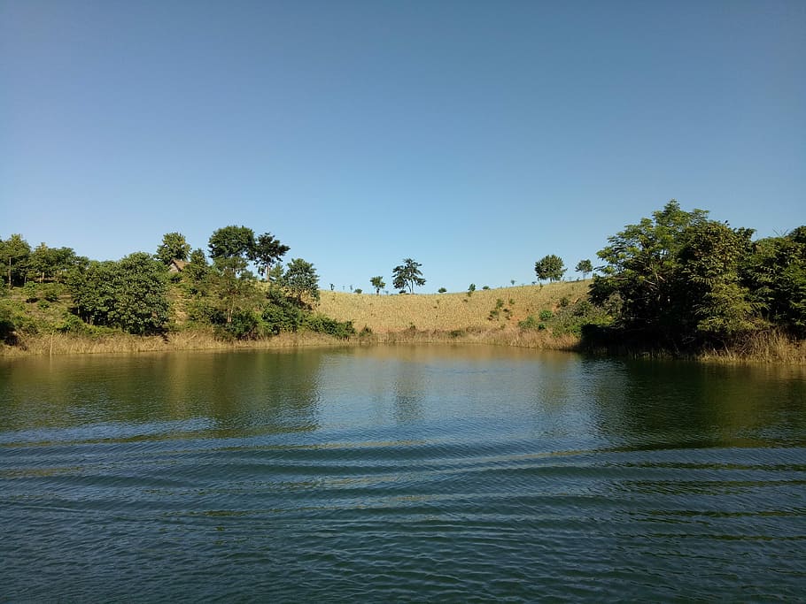 kaptai lake, rangamati, outdoor, bangladesh, nature, river, HD wallpaper