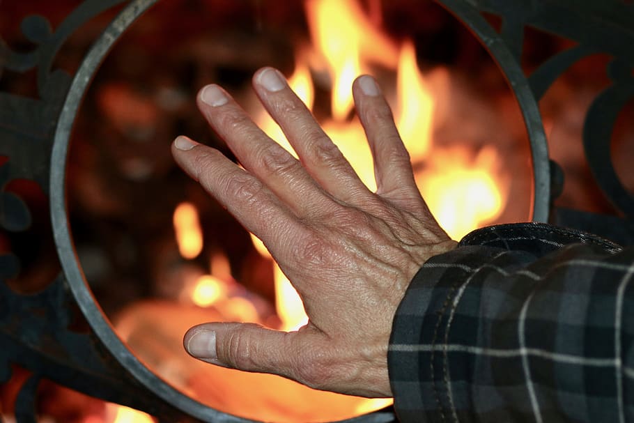heat, fire, hand, ring, burning, fire - natural phenomenon HD wallpaper