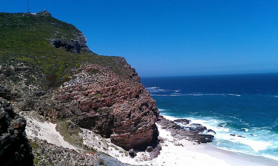 diaz beach, booked, sea, water, south africa, cape point, coast, HD wallpaper