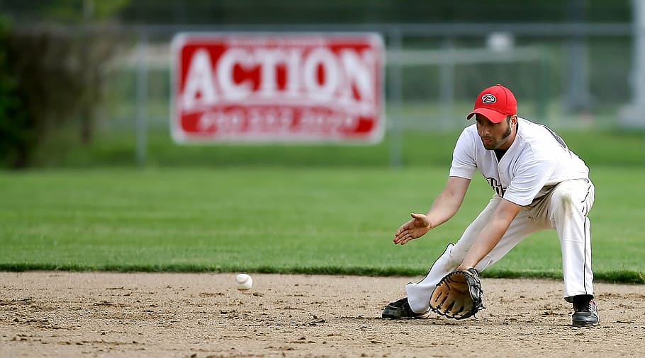 baseball, fielder, player, sport, league, glove, inning, ballpark HD wallpaper