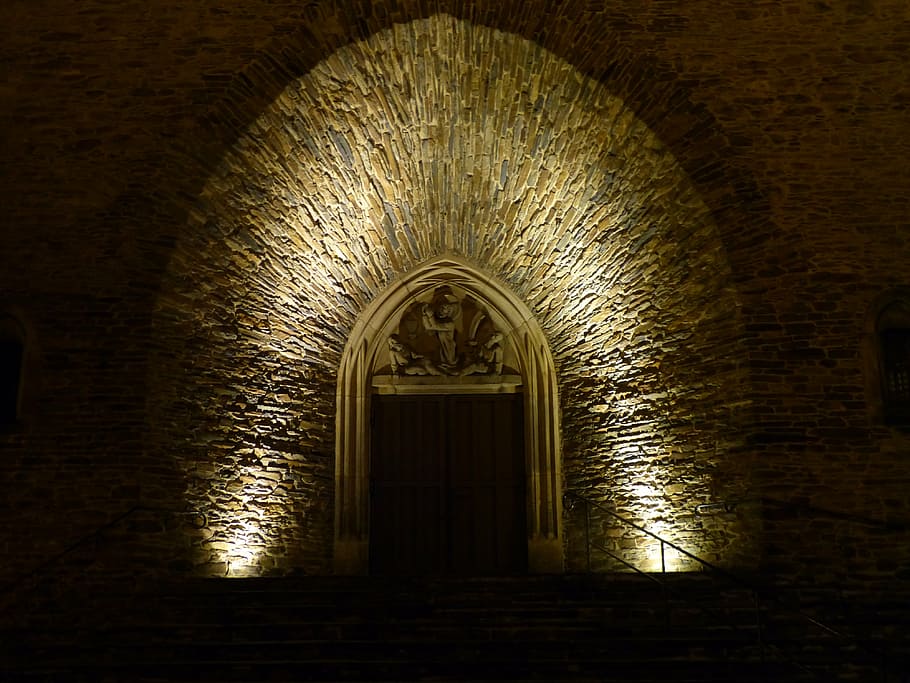 architecture, lighting, building, historically, church, input HD wallpaper