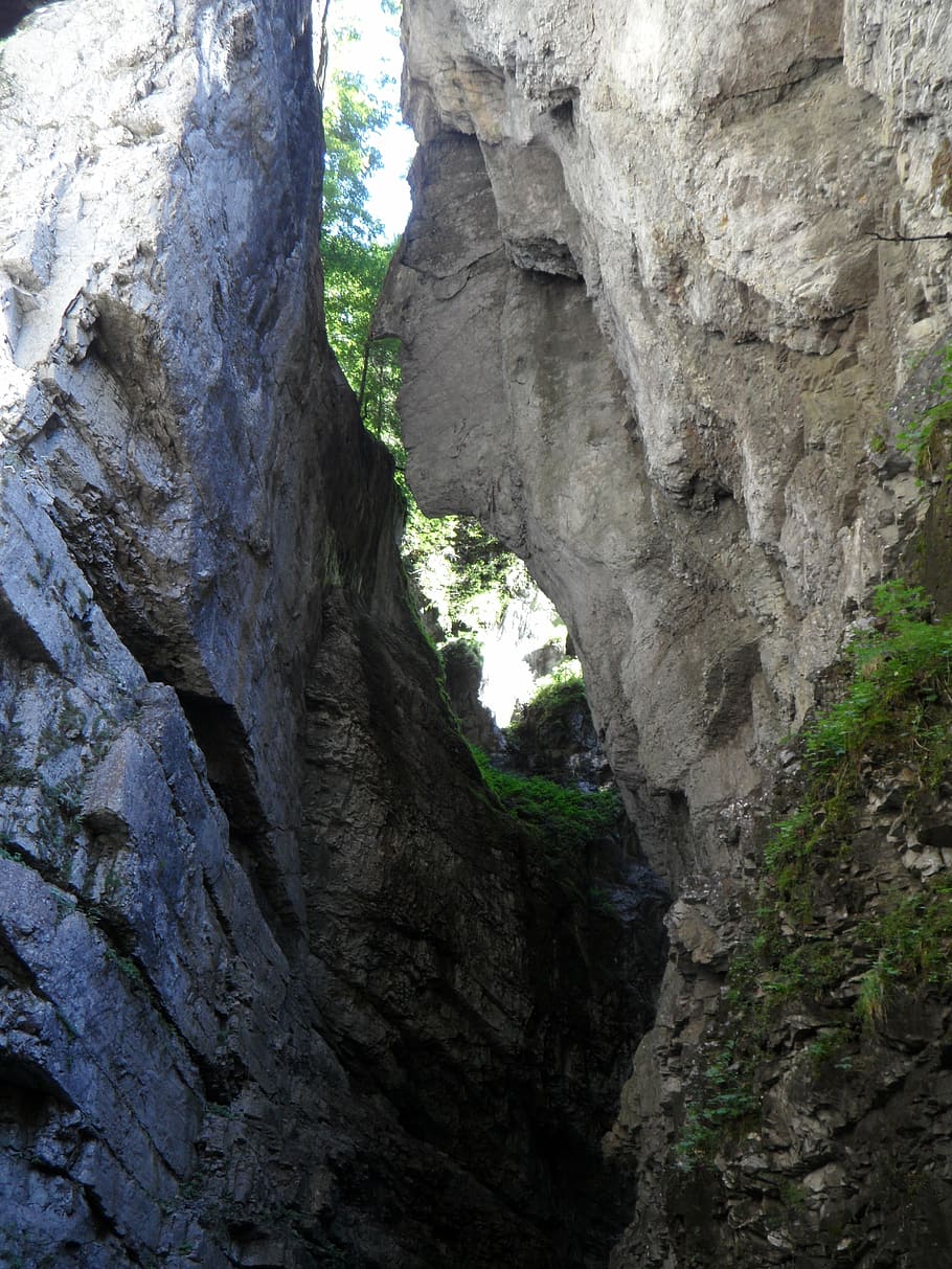 rock, cliff, gorge, landscape, rock formation, rock - object HD wallpaper