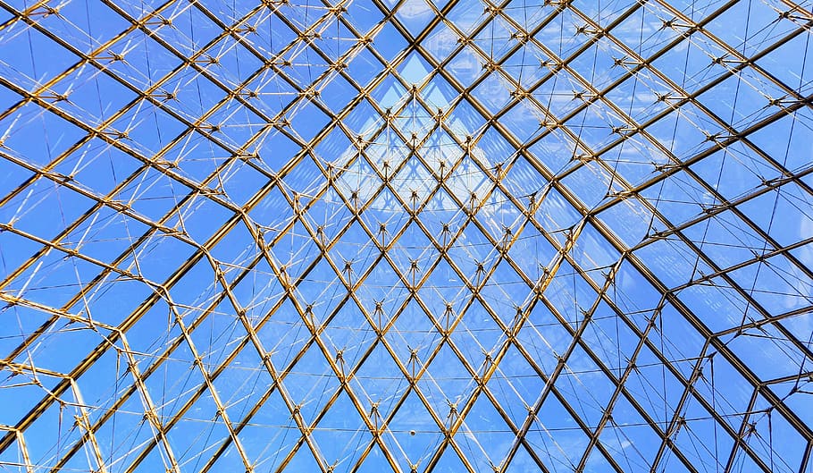 high angle photo of clear and brown glass infrastructure during daytime, untitled HD wallpaper