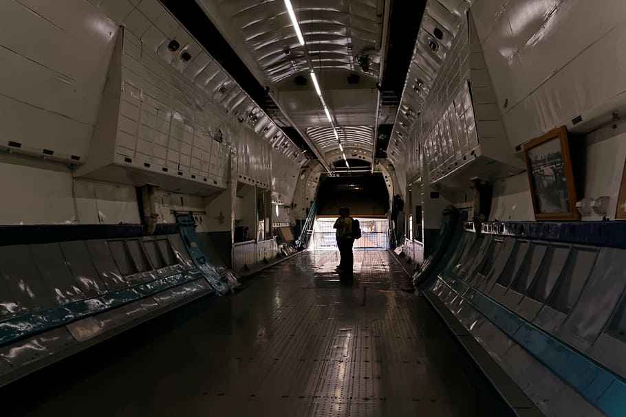 aircraft, antonov, aviation, oldtimer, cargo aircraft, cargo space HD wallpaper