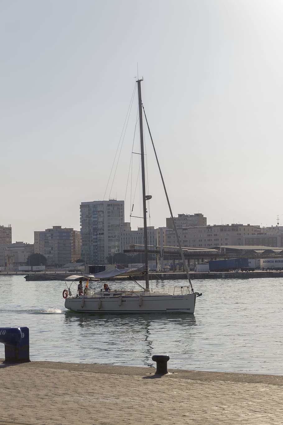 boat, sunset, malaga, sea, water, nautical vessel, transportation HD wallpaper