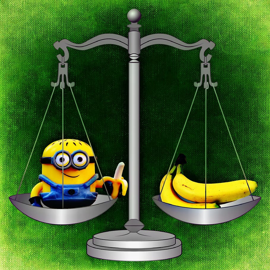 minion, banana, fruit, horizontal, bless you, vitamins, shopping HD wallpaper