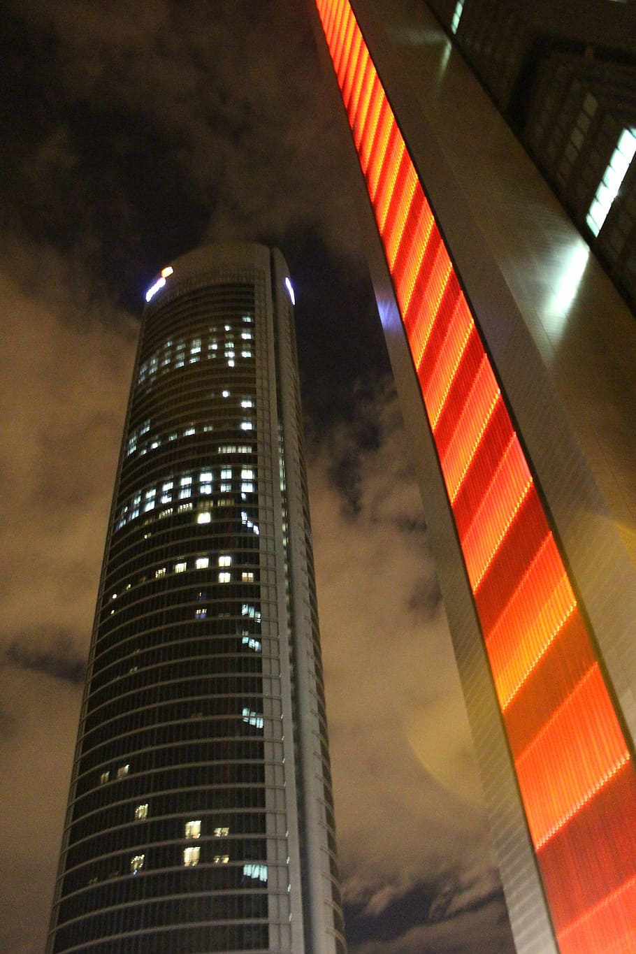 madrid, tower, architecture, construction, madrid skyscrapers HD wallpaper