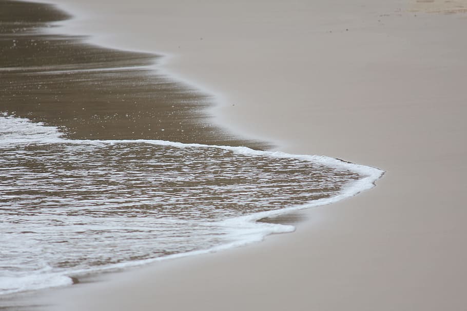 Beach, Water, Sand, Surf, Sea, Ocean, outdoors, wave, coast HD wallpaper