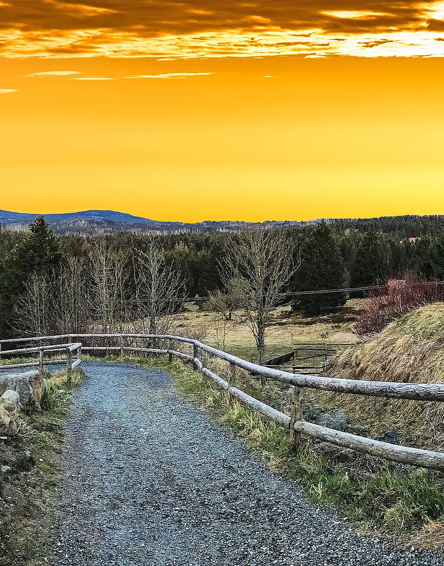 Resin, Away, Road, Boulder, Mountain, landscape, nature, trail HD wallpaper