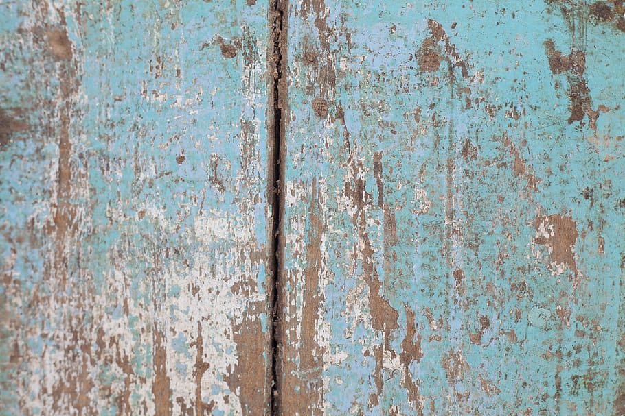closeup photo of teal wooden board, Texture, Old, Blue, Macro HD wallpaper