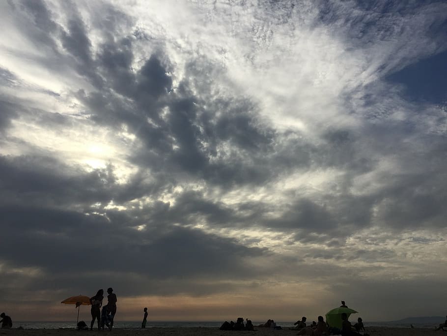 ceu, clouds, beach, sunset, sea, sky, cloud - Sky, nature, beauty in nature HD wallpaper