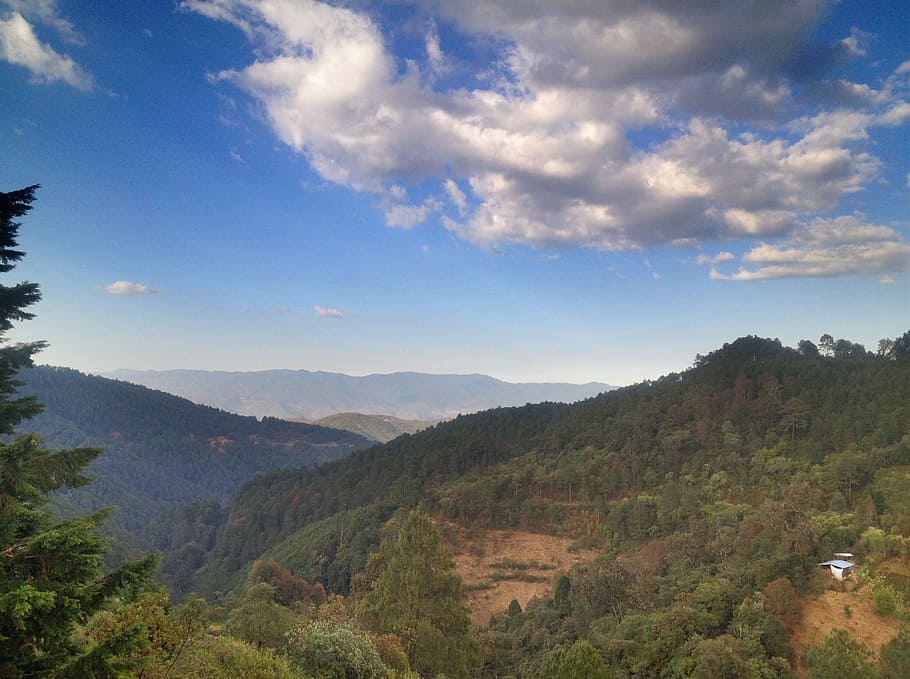 mexico, oaxaca, mountains, green, sky, scenics - nature, beauty in nature HD wallpaper