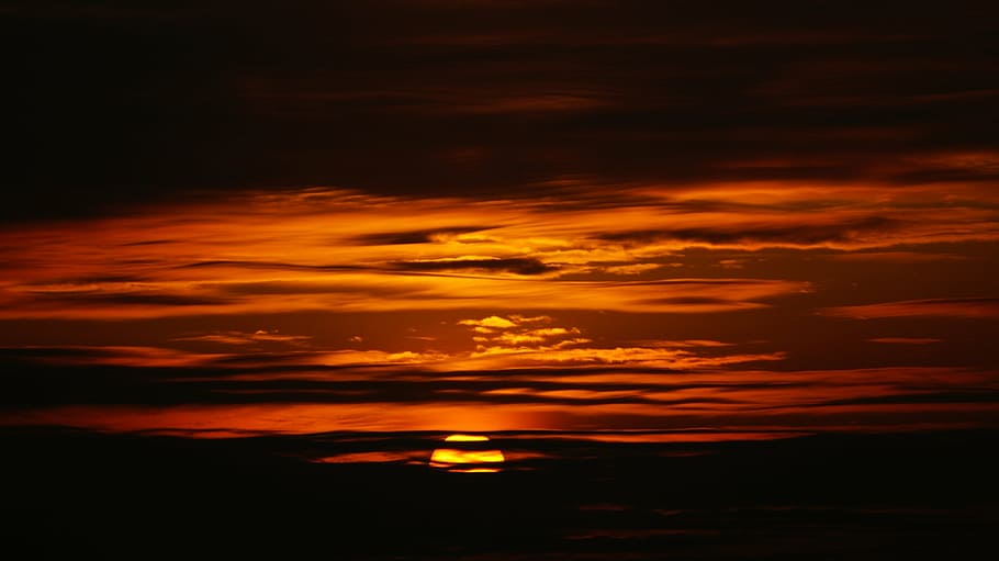 asaka, sun, choi, sunset, sky, orande, cloud, dramatic, evening HD wallpaper