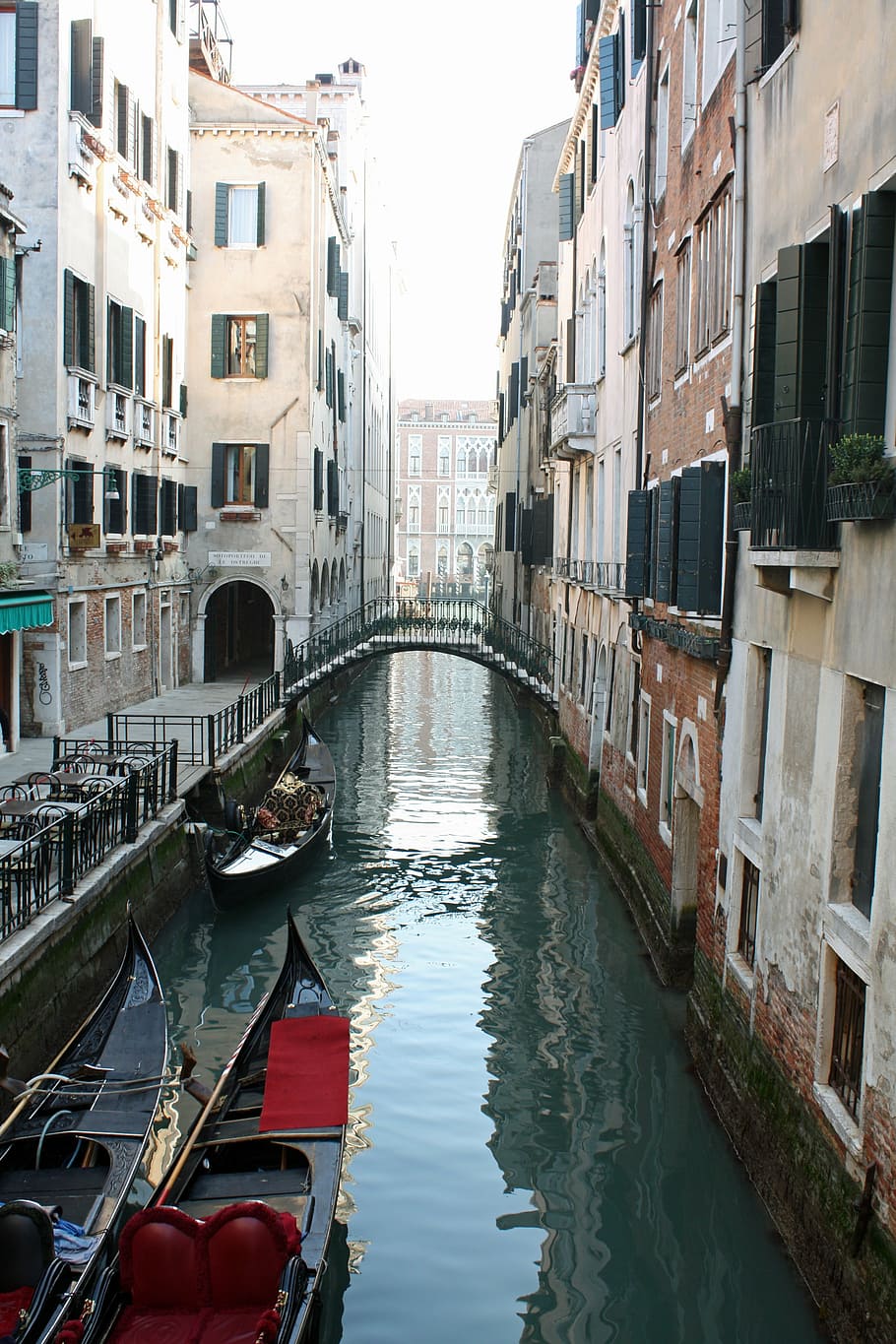 venice, italy, gondola, buildings, city, architecture, water, HD wallpaper