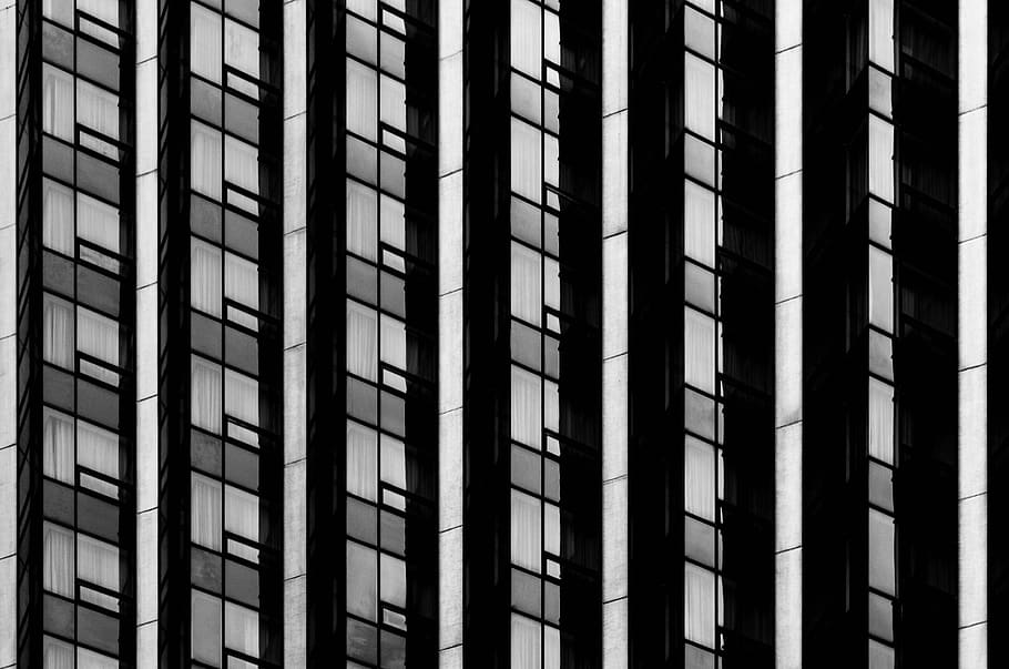 architecture, pattern, glass items, geometric, construction HD wallpaper