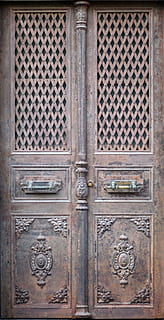 closeup photo of brown wooden door, old, texture, antique, house HD wallpaper