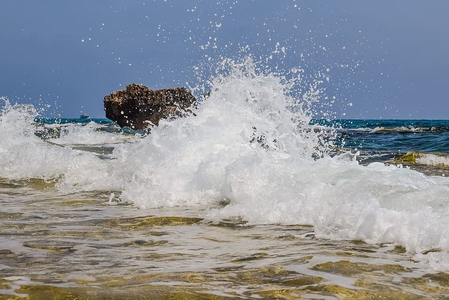 Splash, Spray, Foam, Drops, Bubbles, water, liquid, motion HD wallpaper