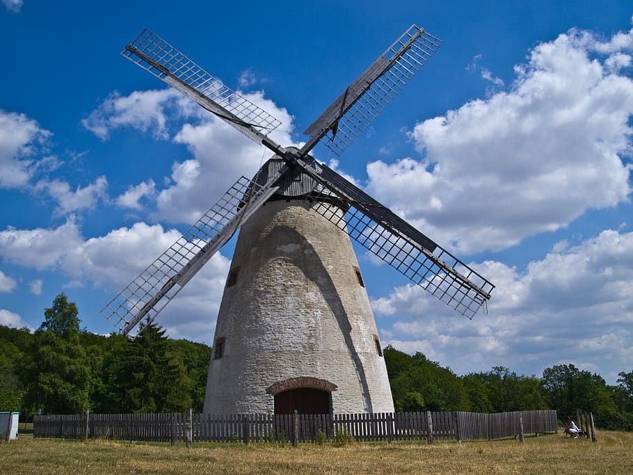 Wind, Windmill, windräder, wind power, energy, turn, rotor HD wallpaper