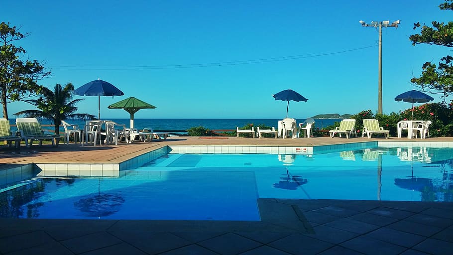pool, summer, trip, rest, beach, brazil, ride, quiet, nature HD wallpaper