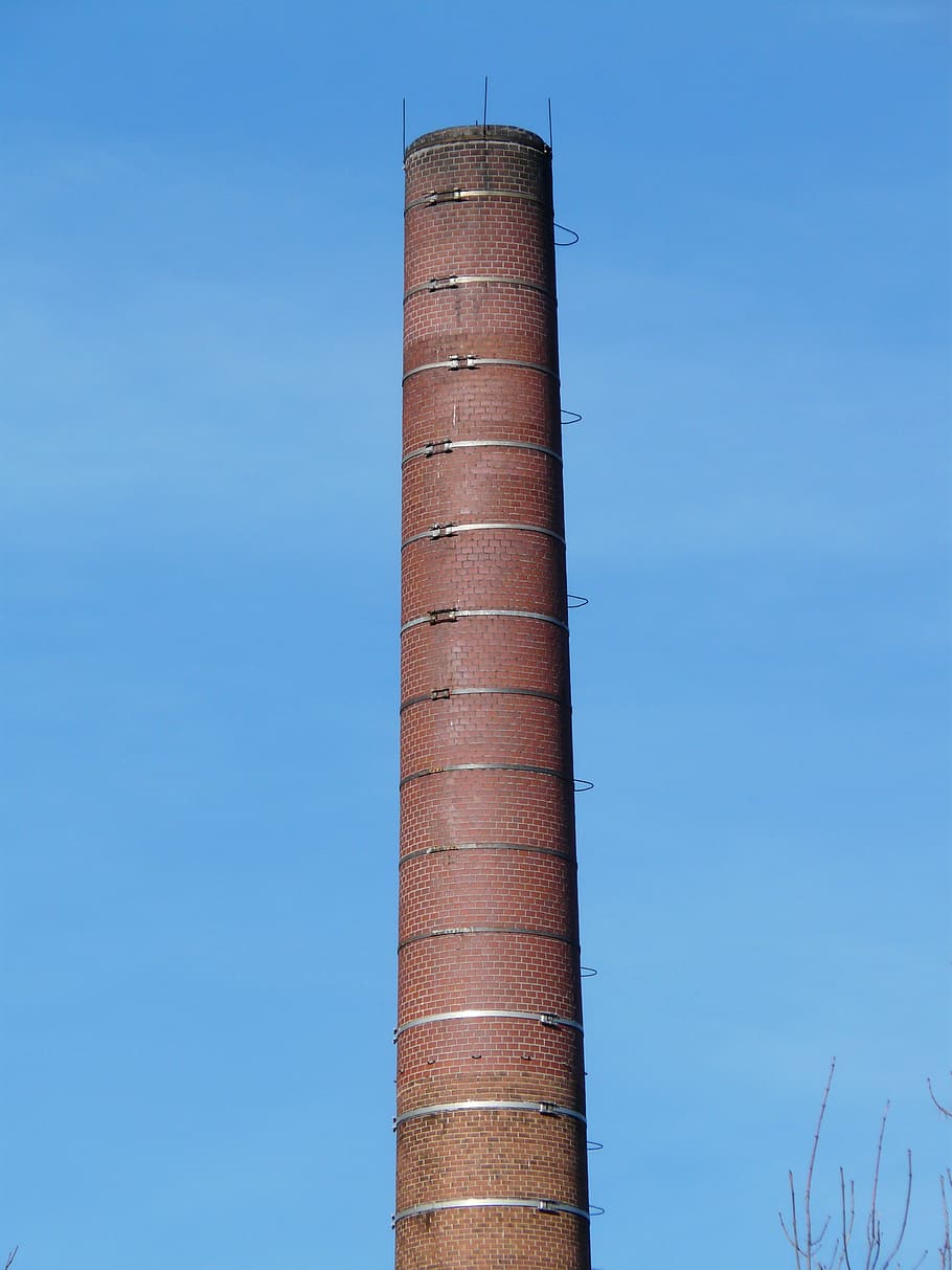 fireplace, chimney, industry, environment, exhaust, air, smoke HD wallpaper