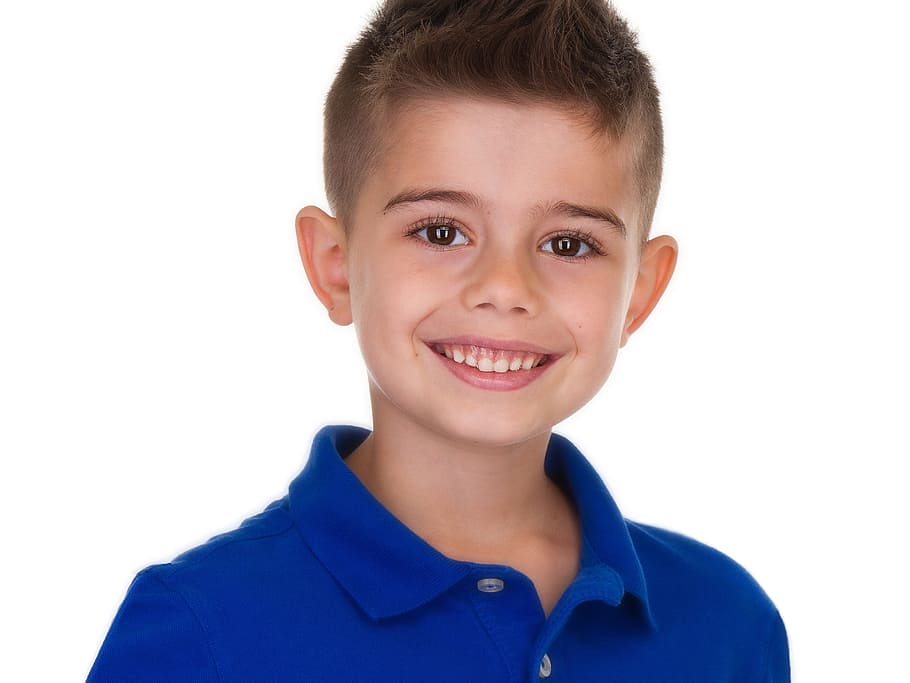 headshot, boy, smile, portrait, smiling, childhood, boys, white background HD wallpaper
