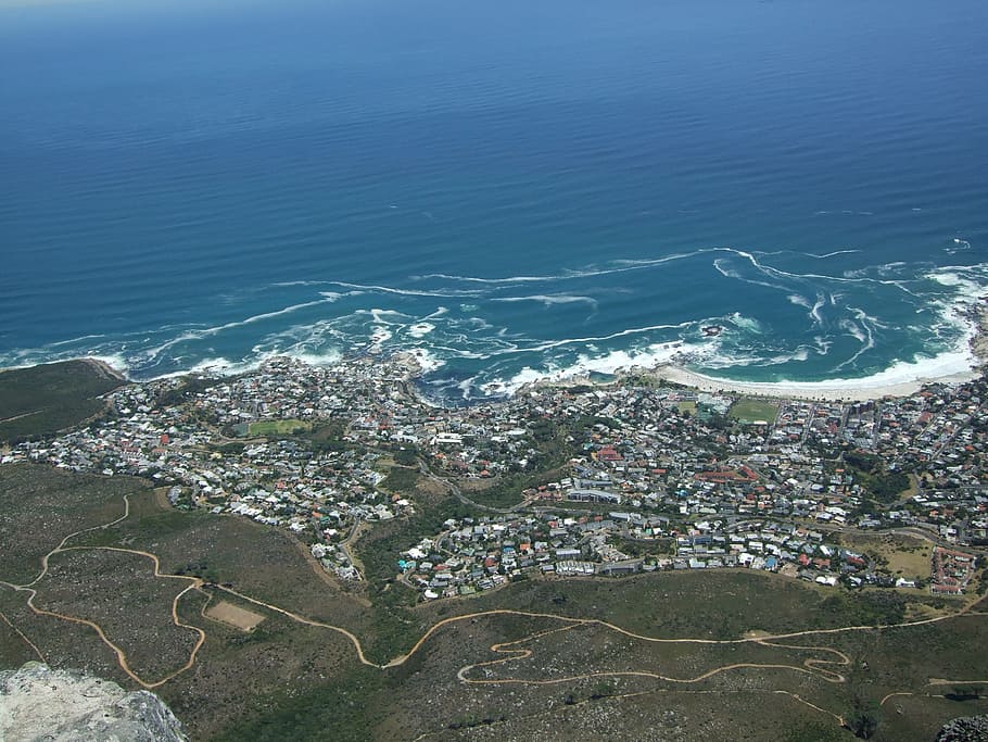 Cape Town, Table Mountain, Viewpoint, coast, sea, water, day HD wallpaper