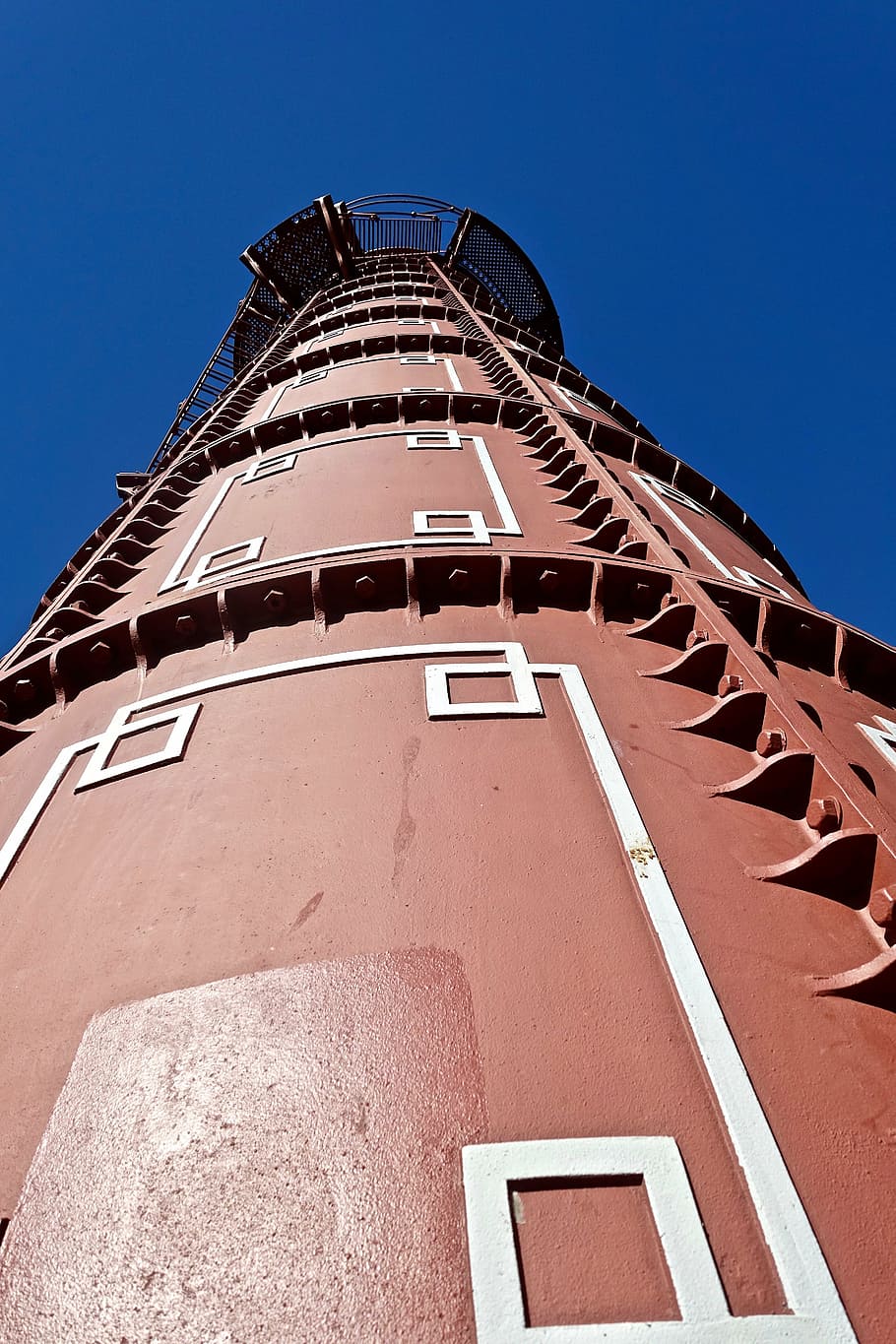 perspective, tower, observatory, metal, architecture, structure HD wallpaper
