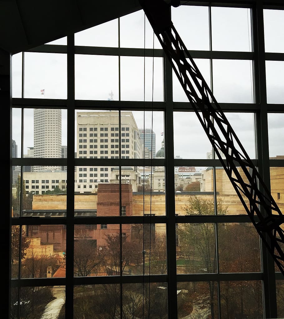 indianapolis, winter, museum window, architecture, built structure HD wallpaper