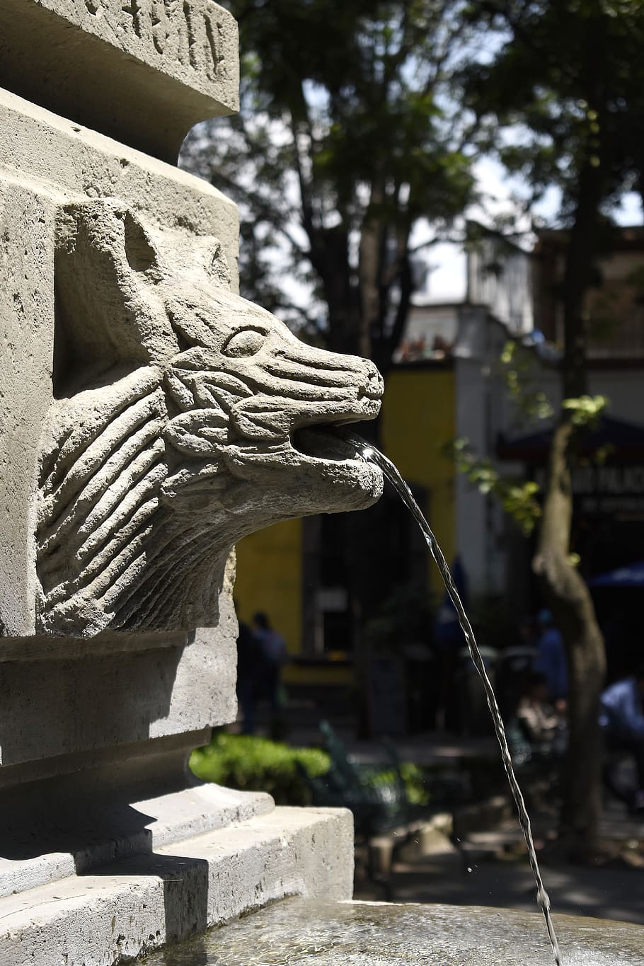 cdmx, source, mexico, art and craft, sculpture, statue, representation HD wallpaper