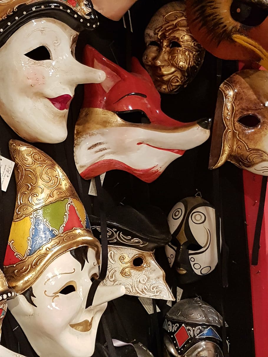 the mask, carnival, venetian masks, representation, disguise