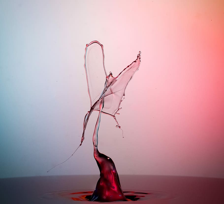 drop of water in shallow focus photography, photo of drop water artwork HD wallpaper