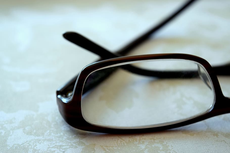 eyeglasses, lenses, reading, close-up, no people, single object HD wallpaper
