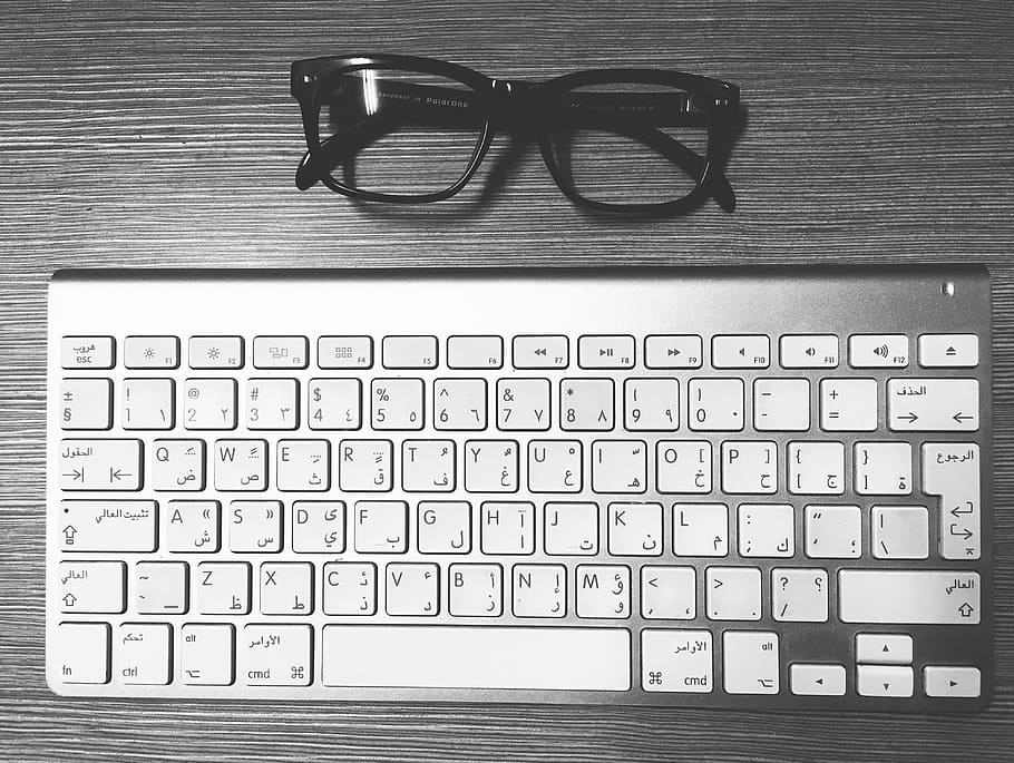 glasses, mac, manipulation, technology, wireless technology HD wallpaper